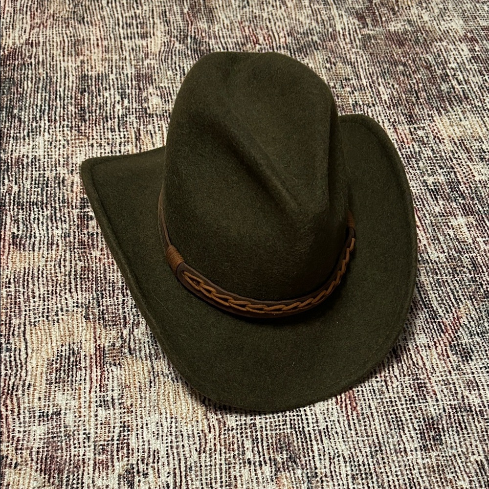 Classic Outback Trading Co Olive Green Men's Felt Hat